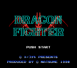 Dragon Fighter - Fixed Version Title Screen